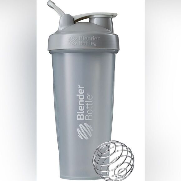 BlenderBottle Shaker Bottle Perfect for Protein Shakes & Pre Workout 28 oz Grey - Picture 1 of 1